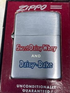 sweet dairy zippo